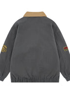 Men's Zip Up Long Sleeve Jacket - Men's jackets by Trendsi | Available at Handbags Specialist Headquarter