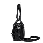 UrbanChic Women's Washed Leather Tote – Large Capacity