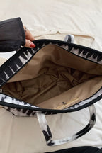 Printed PU Leather Tote Bag - Tote Bag by Trendsi | Available at Handbags Specialist Headquarter