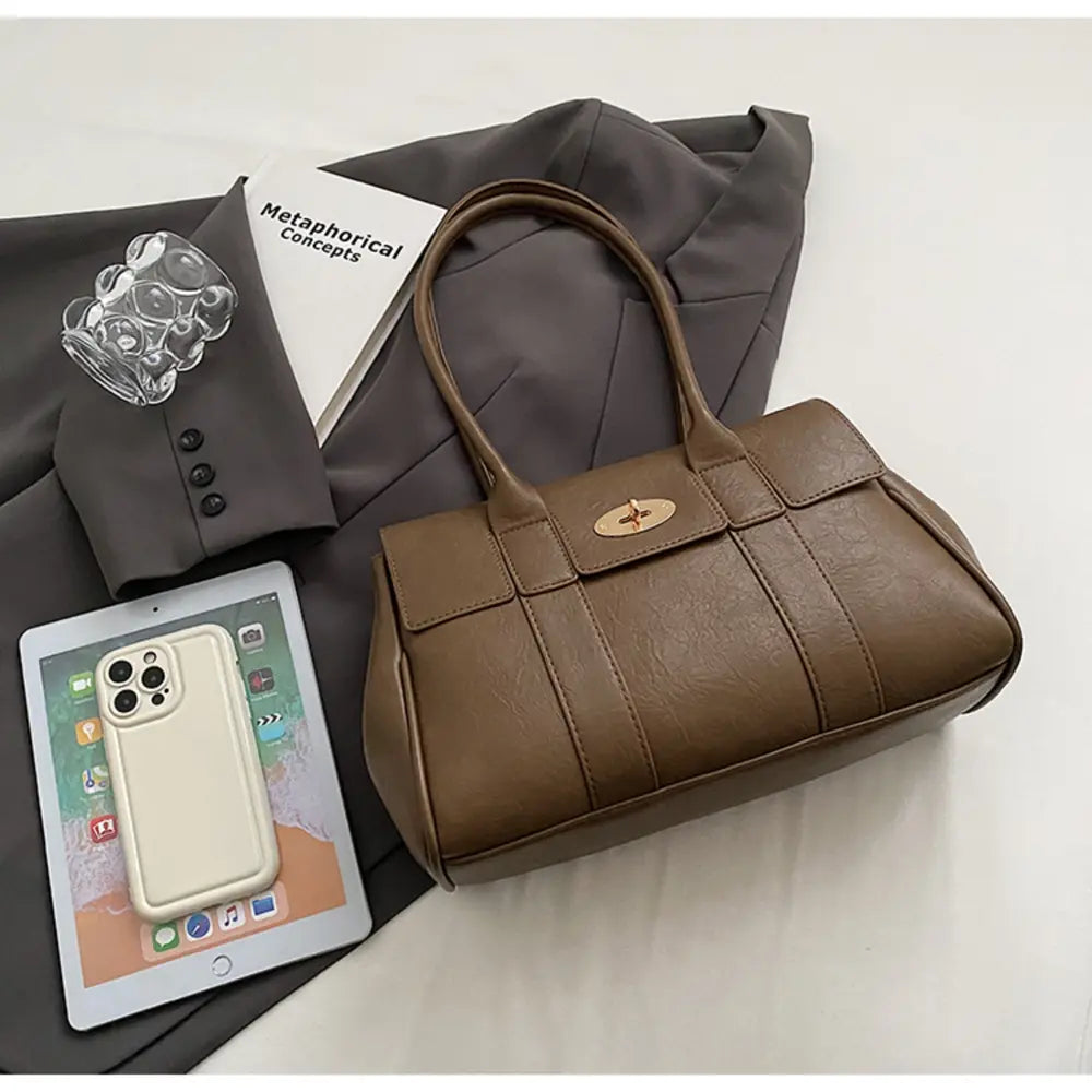 PU Leather Shoulder Bag - Handbags by Trendsi | Available at Handbags Specialist Headquarter