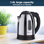 RapidBoil 1.8L Electric Kettle with Safety Features - Decor by Trendsi | Available at Handbags Specialist Headquarter