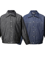 Men's Snap Down Long Sleeve Denim Jacket - Men's jackets by Trendsi | Available at Handbags Specialist Headquarter