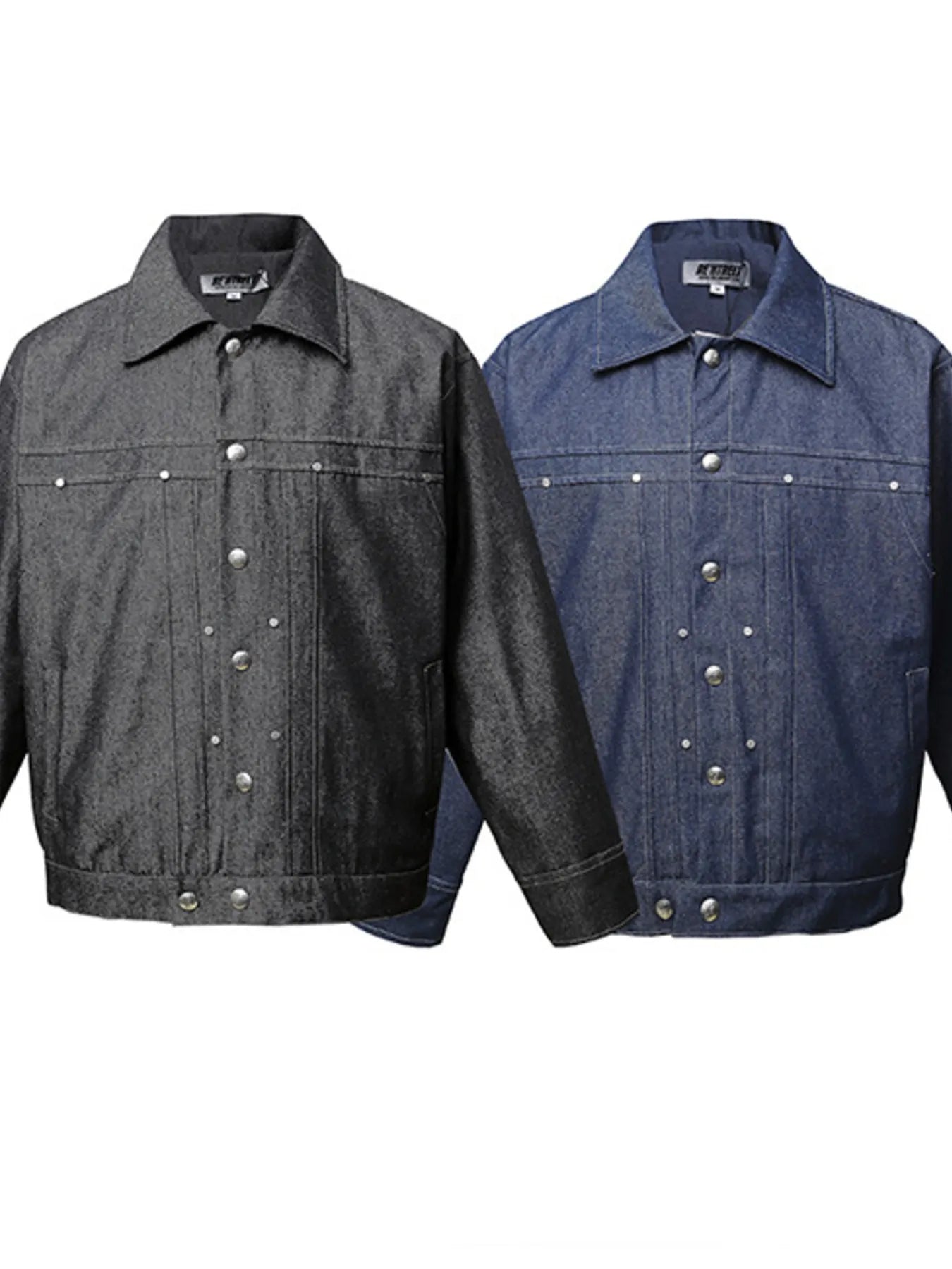 Men's Snap Down Long Sleeve Denim Jacket - Men's jackets by Trendsi | Available at Handbags Specialist Headquarter