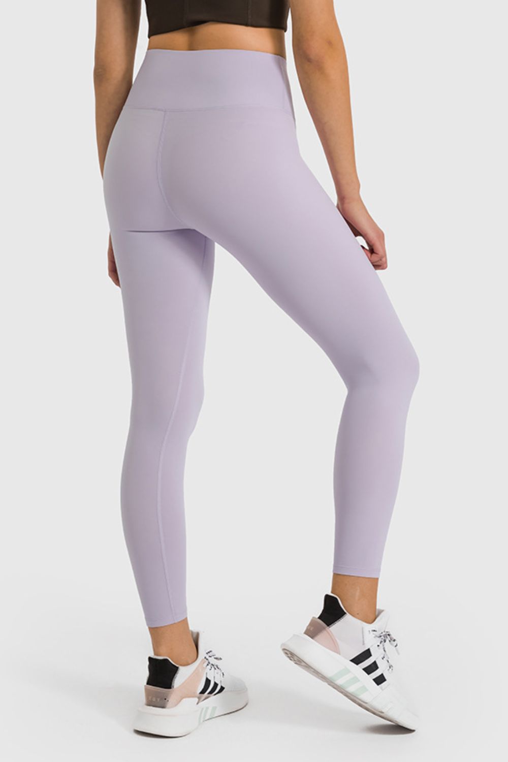 Millennia High Waist Ankle-Length Yoga Leggings - Leggings by Trendsi | Available at Handbags Specialist Headquarter