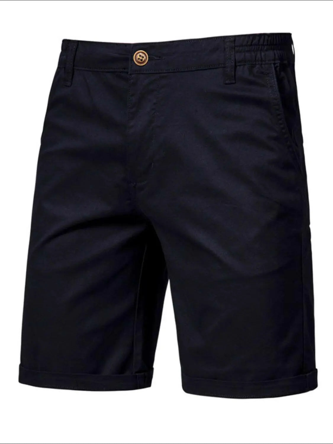 Men's Elastic Waist Shorts with Pockets - Men's Pants by Trendsi | Available at Handbags Specialist Headquarter