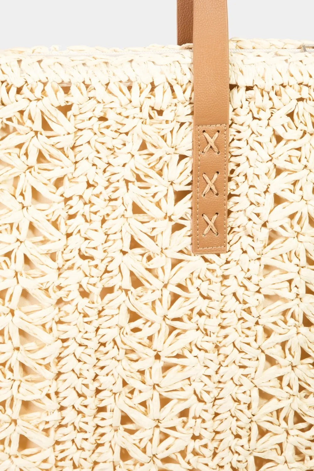 Fame Straw Braided Tote Bag - Tote Bag by Trendsi | Available at Handbags Specialist Headquarter