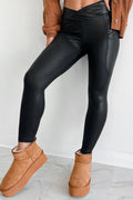 Pocketed V-Cut Waist Leggings - Leggings by Trendsi | Available at Handbags Specialist Headquarter