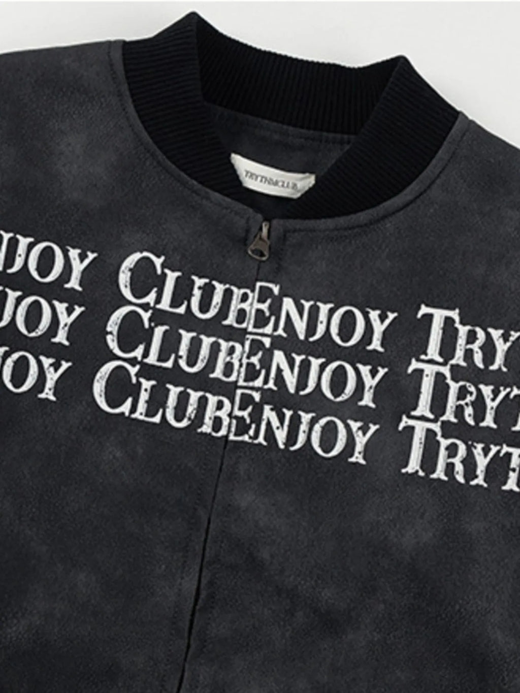 Men's Zip Up Letter Graphic Bomber Jacket - Men's jackets by Trendsi | Available at Handbags Specialist Headquarter