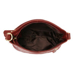 Blossom Luxe Embossed Cow Leather Shoulder Handbag