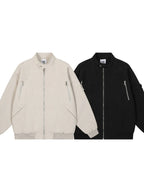 Men's Zip Up Long Sleeve Jacket - Men's jackets by Trendsi | Available at Handbags Specialist Headquarter