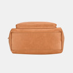 David Jones Zipper PU Leather Handbag - Tote Bag by Trendsi | Available at Handbags Specialist Headquarter