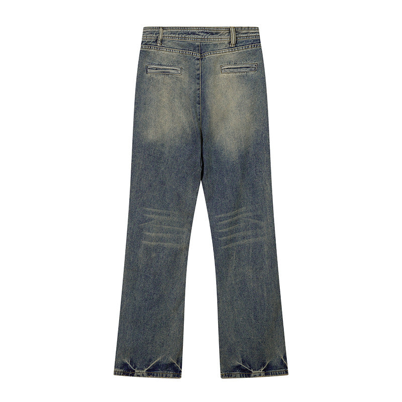 UrbanStride Men's Straight Denim Mopping Pants