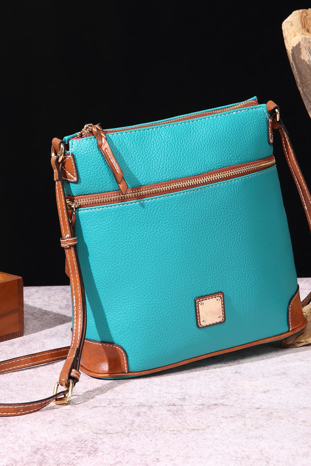 PU Leather Crossbody Bag - handbags by Trendsi | Available at Handbags Specialist Headquarter