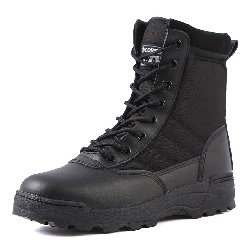 StealthStride Tactical Black Outdoor Boots