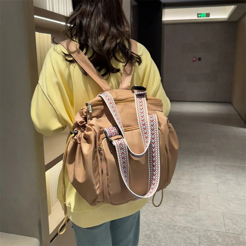 Ins Backpack Fashion Multifunctional Large Capacity Shopping Shoulder Bags Women Waterproof Travel Handbag