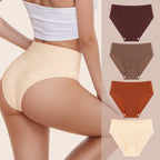 LuxeJacquard Women's Solid Colour Comfort Panties