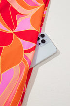 Contrast Grecian Neck Maxi Dress - Maxi Dress by Trendsi | Available at Handbags Specialist Headquarter