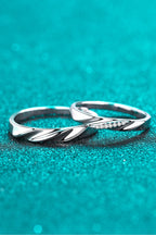 Minimalist 925 Sterling Silver Rhodium-Plated Ring - Women Sandals by Trendsi | Available at Handbags Specialist Headquarter