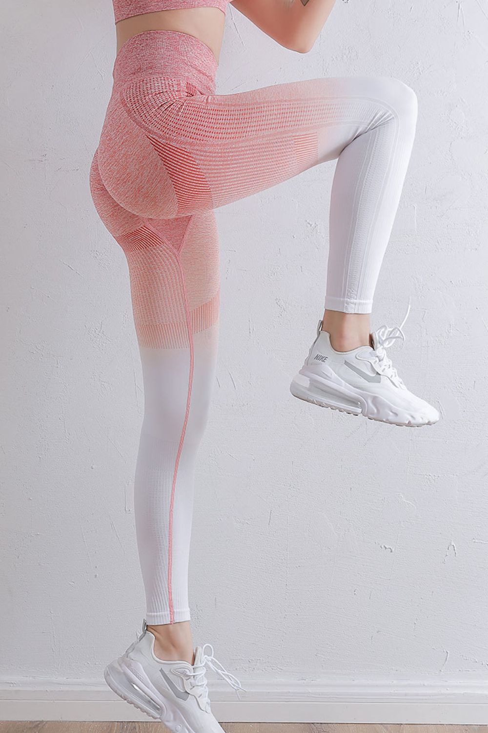 Gradient High Waist Sports Leggings - Leggings by Trendsi | Available at Handbags Specialist Headquarter