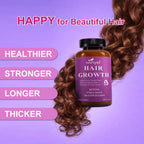 Hair Growth Vitamins with Biotin & Collagen, 60-Day Supply