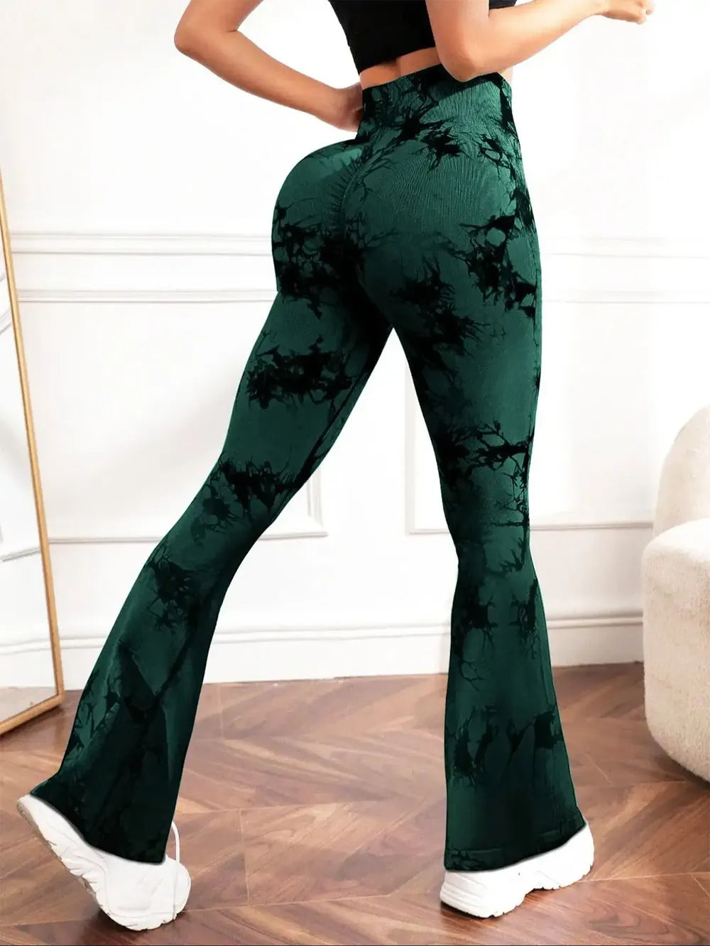 Tie-Dye High Waist Active Leggings - Leggings by Trendsi | Available at Handbags Specialist Headquarter