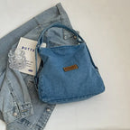Adjustable Strap Denim Shoulder Bag - Handbags by Trendsi | Available at Handbags Specialist Headquarter