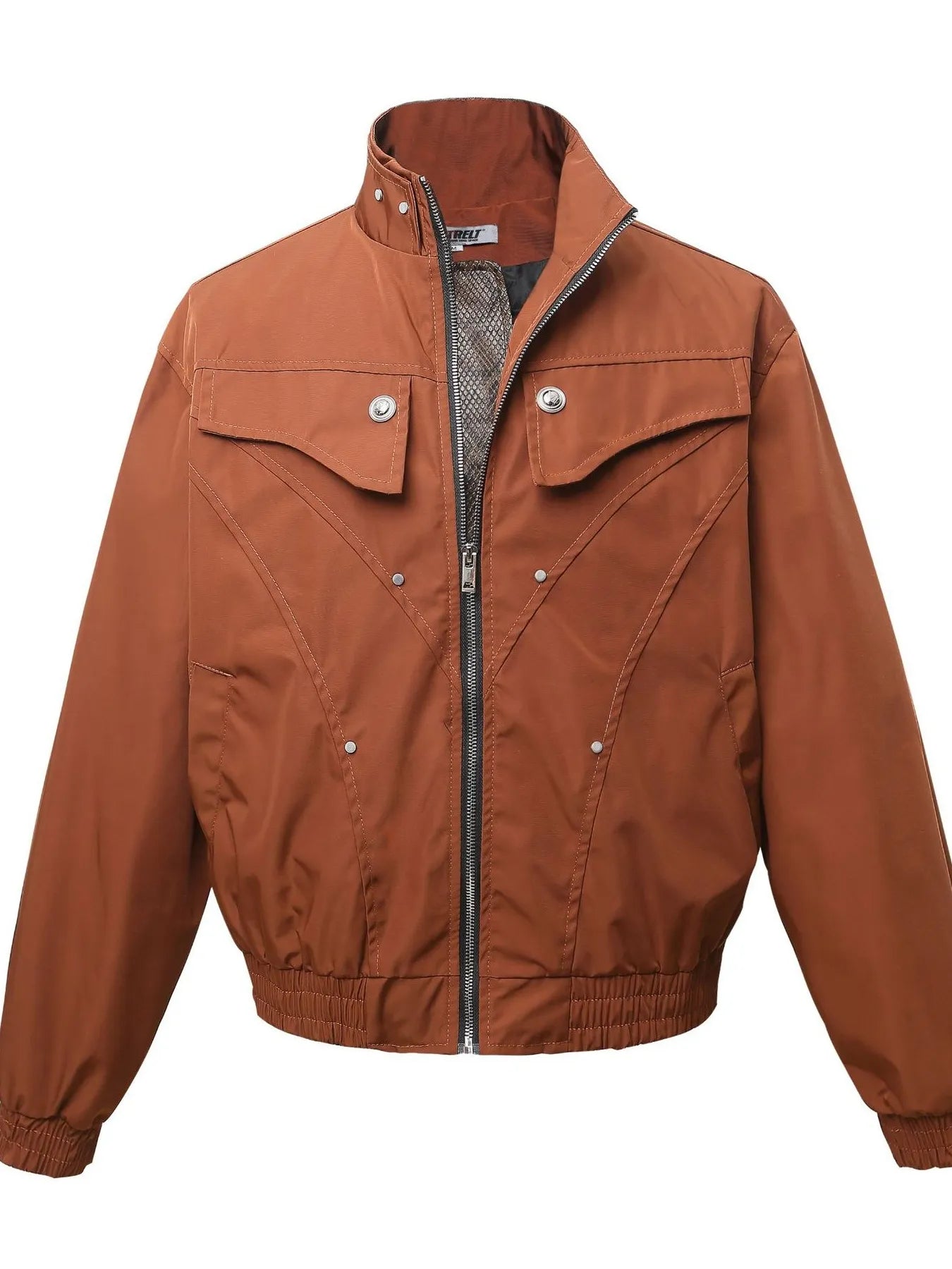 Men's Zip Up Long Sleeve Jacket - Men's jackets by Trendsi | Available at Handbags Specialist Headquarter