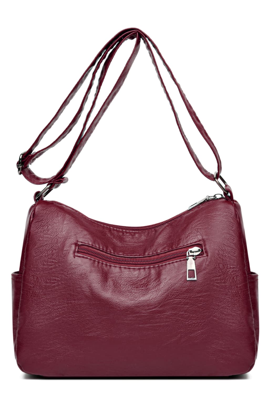 Stylish Multi-Pocket PU Leather Crossbody Bag - Handbags by Trendsi | Available at Handbags Specialist Headquarter