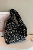 Sequin Polyester Handbag - Tote Bag by Trendsi | Available at Handbags Specialist Headquarter