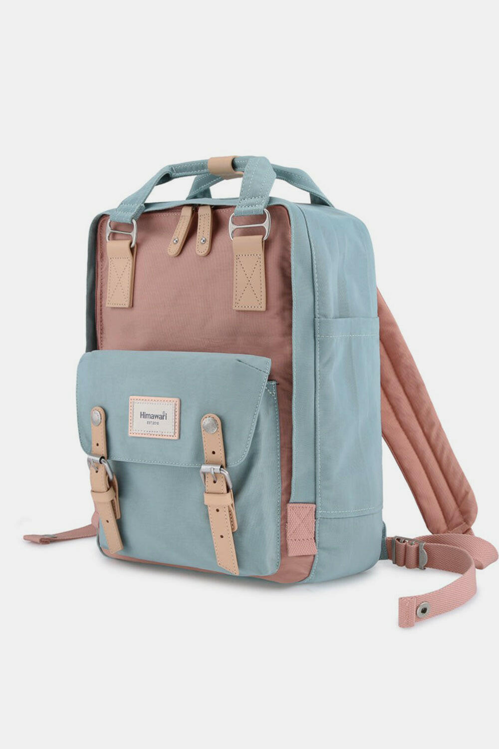 Himawari Contrast Waterproof Nylon Backpack Bag - Backpack Bags by Trendsi | Available at Handbags Specialist Headquarter