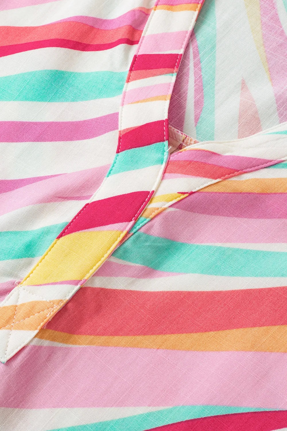 Plus Size Printed Notched Short Sleeve Blouse - Plus Size Shirts by Trendsi | Available at Handbags Specialist Headquarter