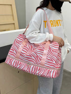 Oxford Cloth Leopard Travel Bag - travel-bag by Trendsi | Available at Handbags Specialist Headquarter