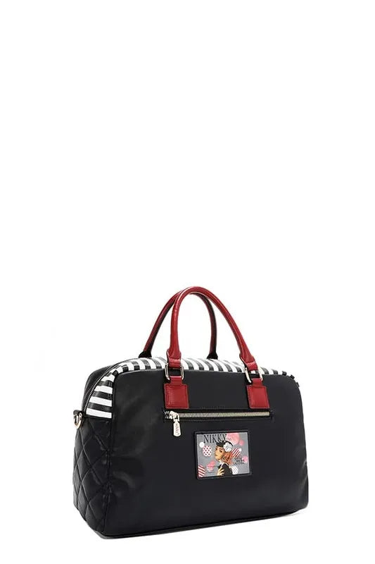 Nicole Lee USA Eco-Leather Boston Bag - Tote Bag by Trendsi | Available at Handbags Specialist Headquarter