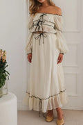 Off-Shoulder Top and Skirt Set - Skirts by Trendsi | Available at Handbags Specialist Headquarter