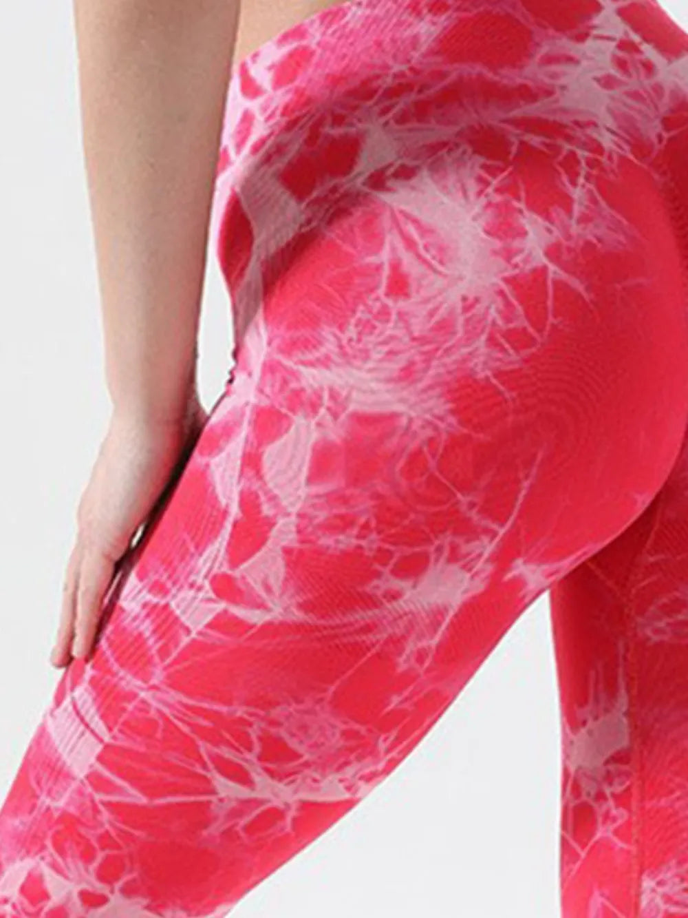Tie-Dye High Waist Active Leggings - Leggings by Trendsi | Available at Handbags Specialist Headquarter