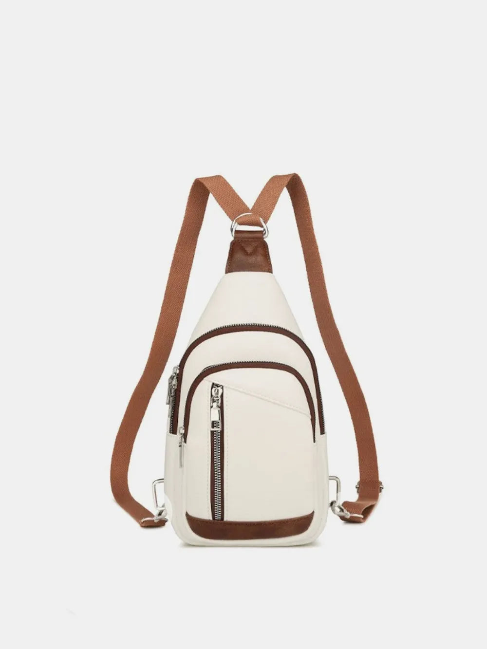 PU Leather Crossbody Bag with Two Detachable Strap - Crossbody Bag by Trendsi | Available at Handbags Specialist Headquarter