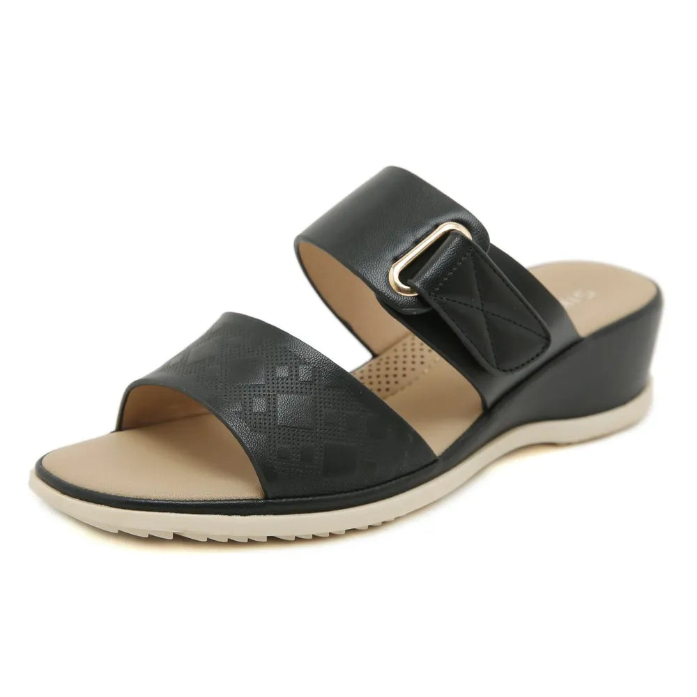 Open Toe Wedge Sandals -  by Trendsi | Available at Handbags Specialist Headquarter