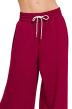 Zenana Scuba Drawstring Pants - Women Pants by Trendsi | Available at Handbags Specialist Headquarter