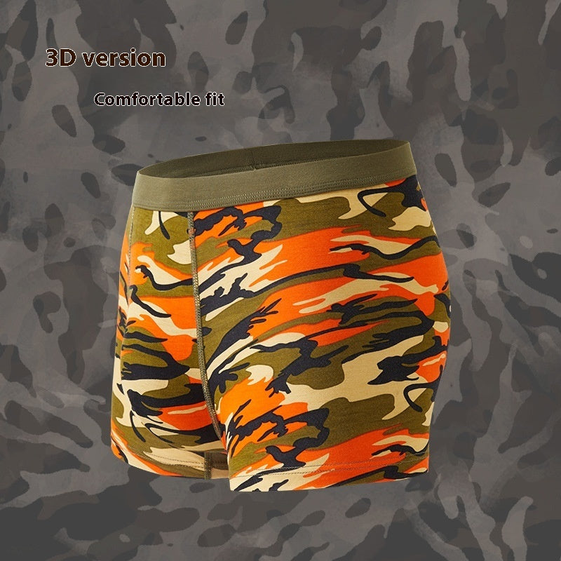 StealthFit Modal Camo Mid-Waist Breathable Boxers - Men's underwear by Trendsi | Available at Handbags Specialist Headquarter