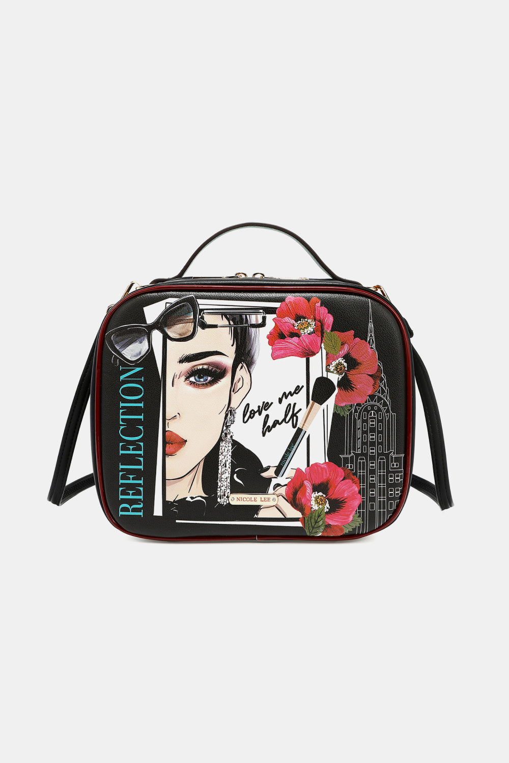 Nicole Lee USA Printed Handbag with Three Pouches - Handbags by Trendsi | Available at Handbags Specialist Headquarter