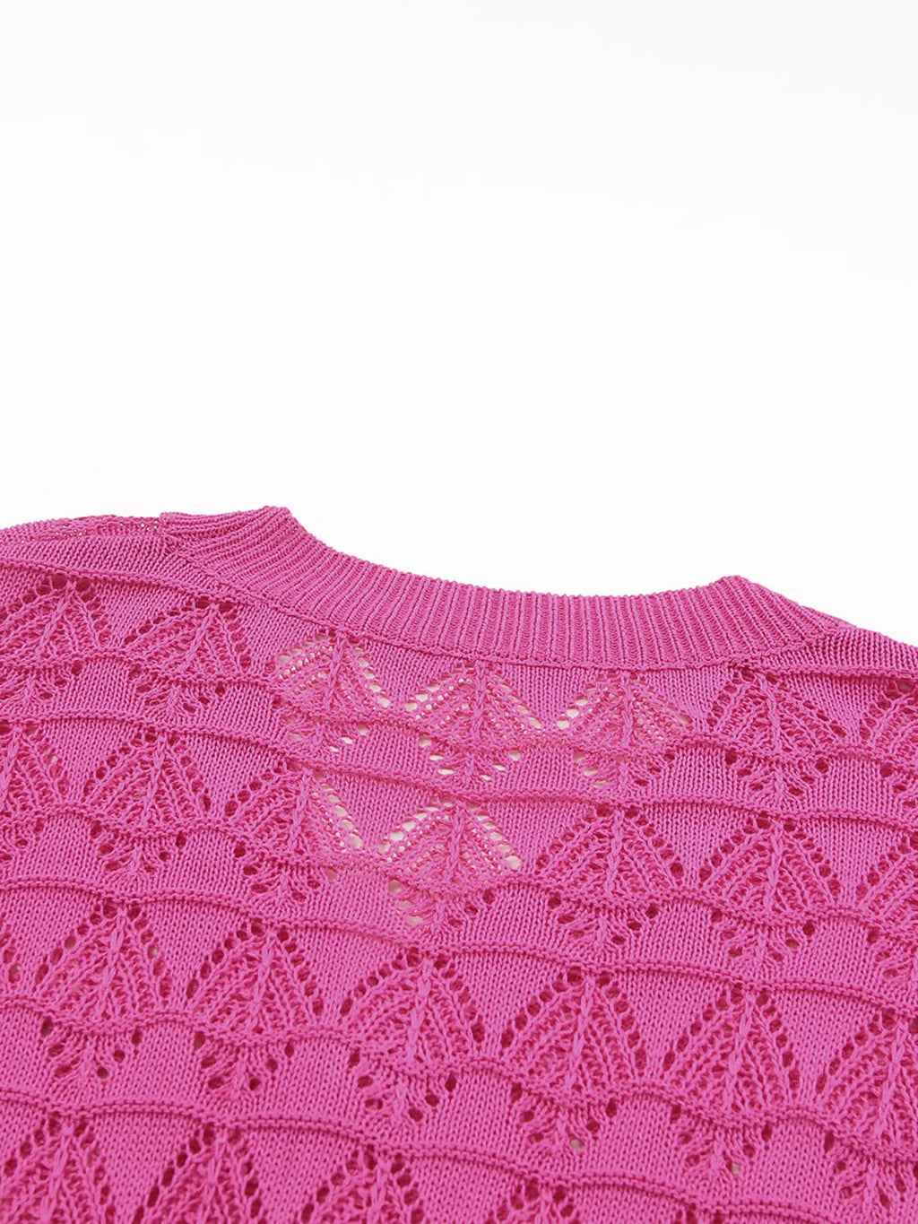 Buttoned Front Openwork Cardigan - Tops by Trendsi | Available at Handbags Specialist Headquarter