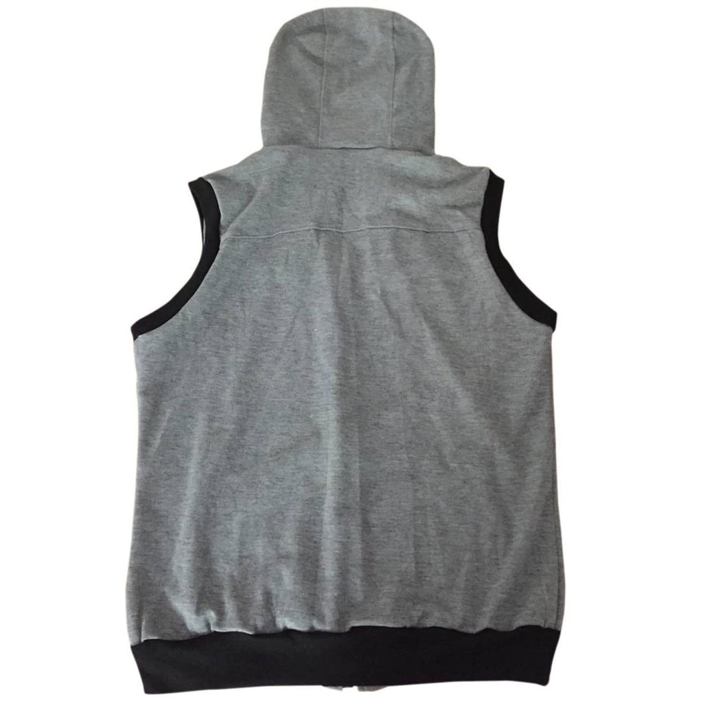 PrevFit Men's Sleeveless Zip-Up Hoodie Vest