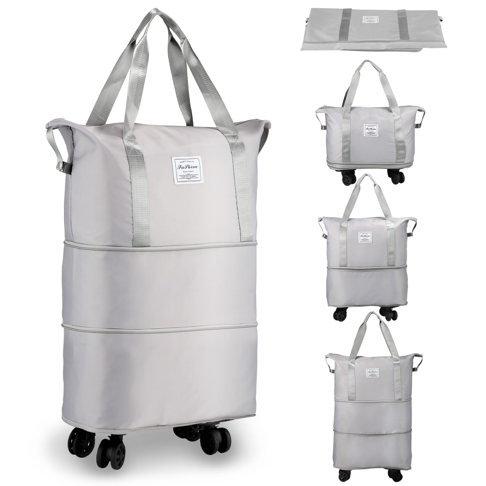 VoyagePro Expandable Wheeled Duffle Bag -  by Handbags Specialist Headquarter | Available at Handbags Specialist Headquarter