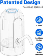 Portable USB Water Dispenser for 3-5 Gallon Bottles