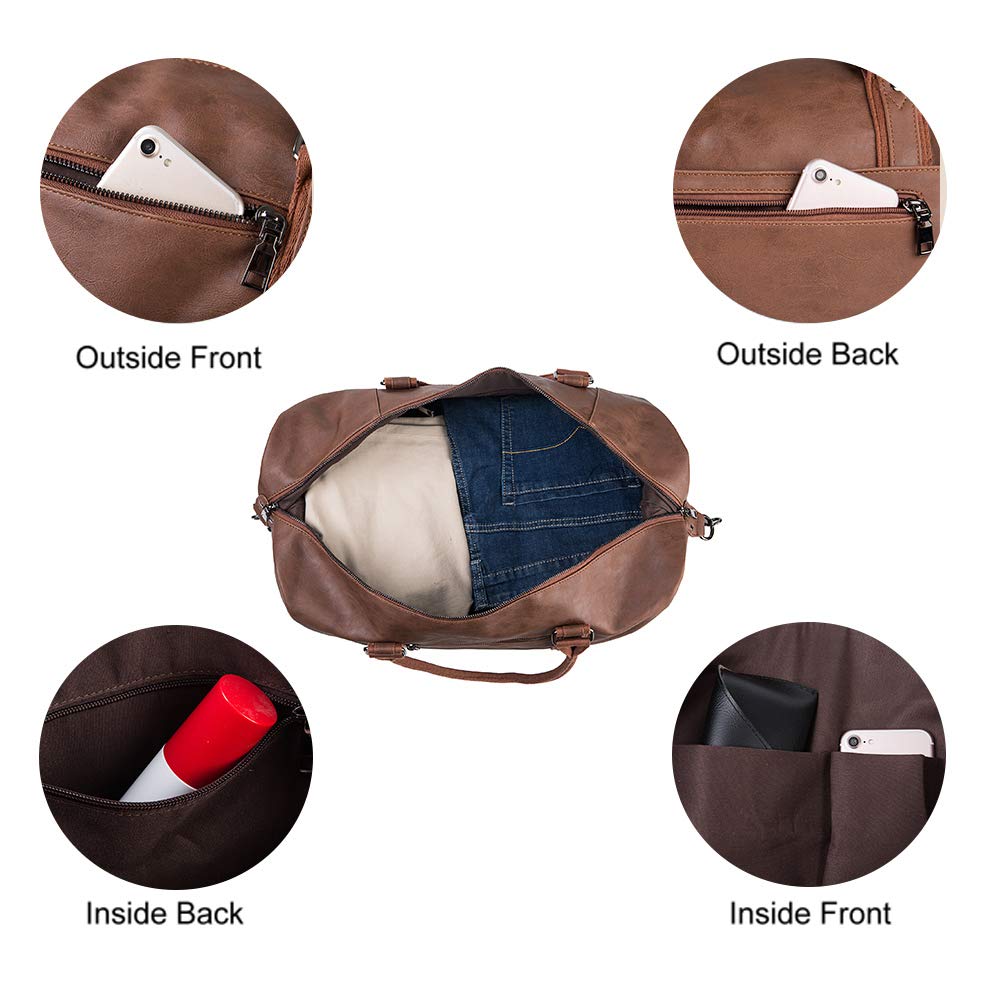 Weekender Overnight Travel Bag with Shoe Pouch