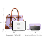 Dasein Women’s 2pcs Satchel & Shoulder Bag Set