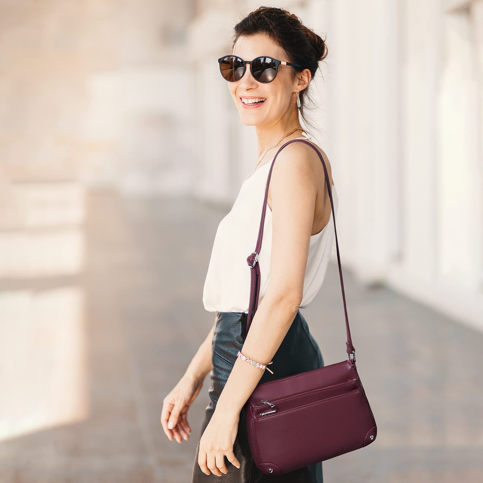 WestBronco ZipSatchel: Women's Medium Crossbody Bag - Handbags by Handbags Specialist Headquarter | Available at Handbags Specialist Headquarter