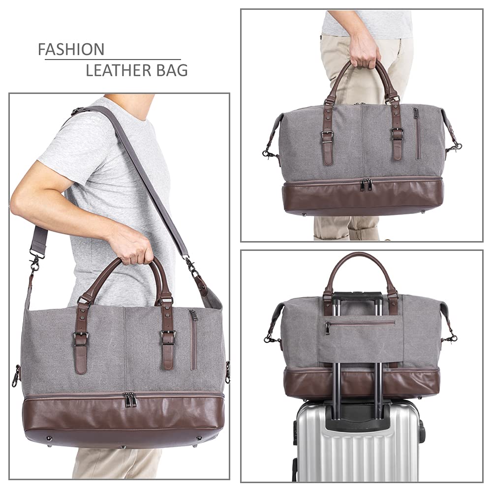 Weekender Overnight Travel Bag with Shoe Pouch