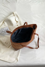 PU Leather Straps Large Tote Bag - Tote Bag by Trendsi | Available at Handbags Specialist Headquarter