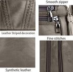 ELDA Chic Crossbody: Soft PU Leather Multi-Pocket Bag - Handbags by Handbags Specialist Headquarter | Available at Handbags Specialist Headquarter